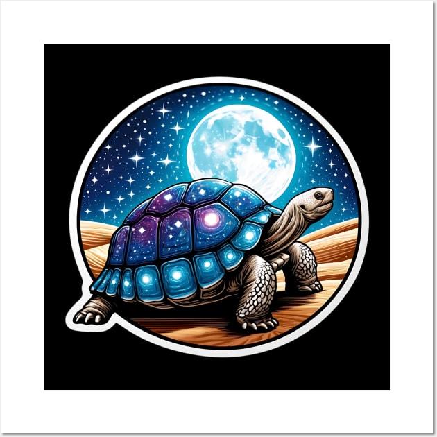 Midnight Sheller Desert Tortoise Wall Art by TaansCreation 